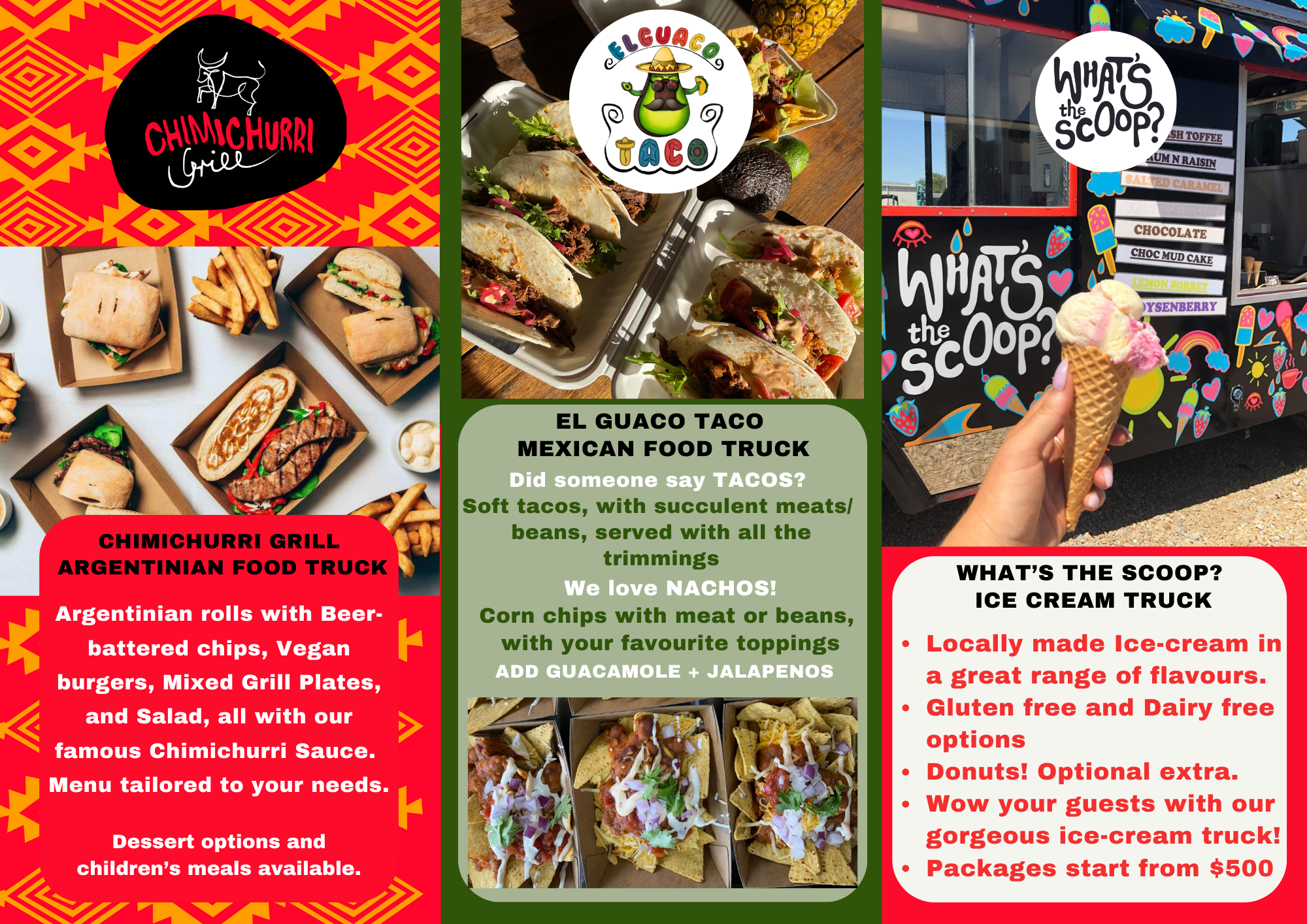 Adelaide food trucks flyer pg